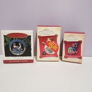 Hallmark Keepsake Christmas Tree Ornaments Lot Of 3 / 5th Christmas